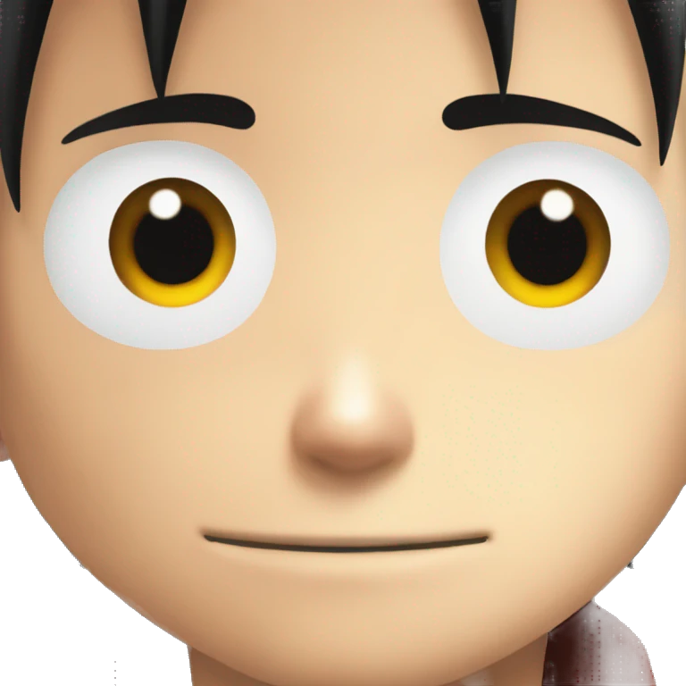 Luffy with scar under eye emoji