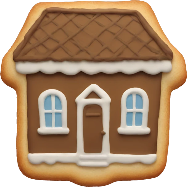 House shape cookie emoji