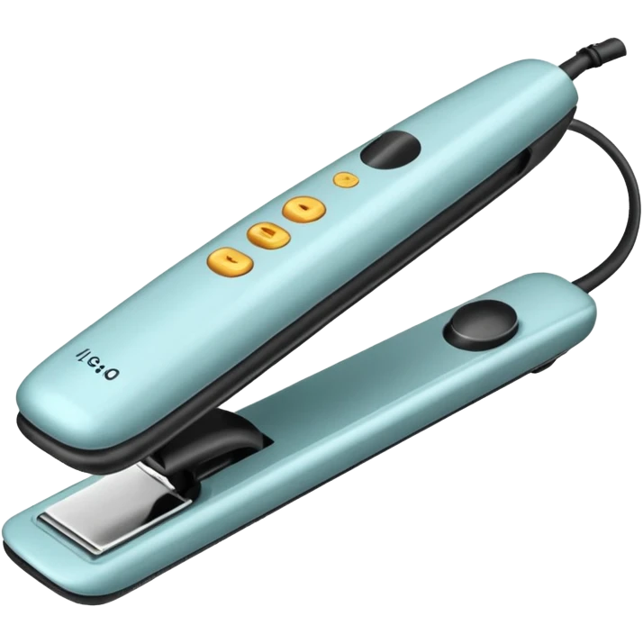 hair straightener emoji