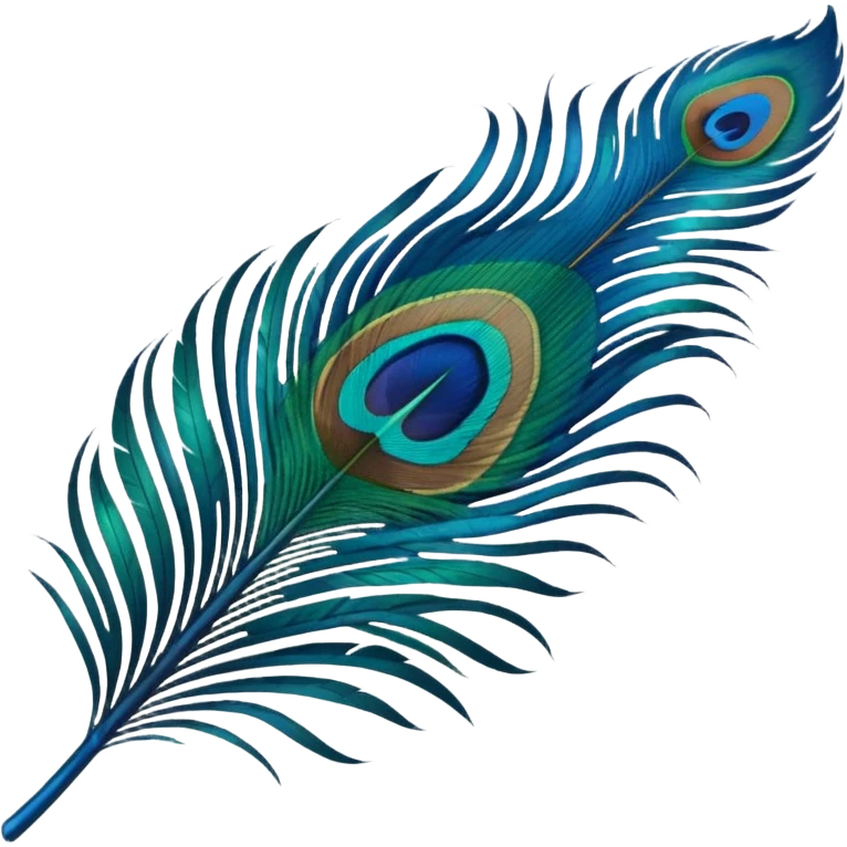 Peacock featherPeacock feather emoji