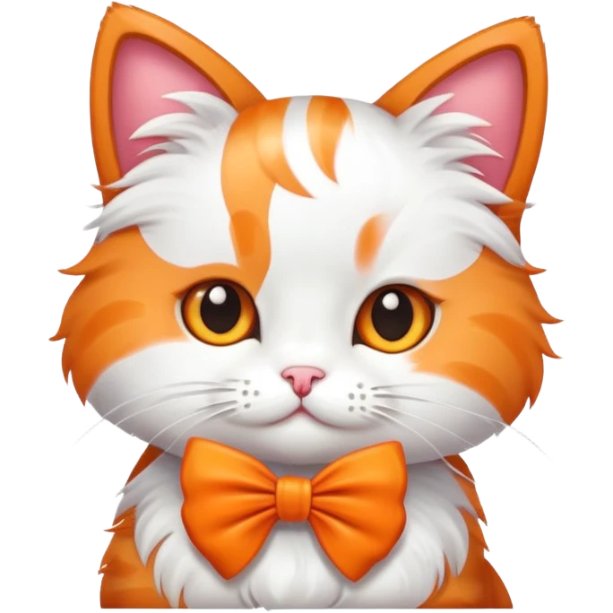 Cat with a bow  emoji