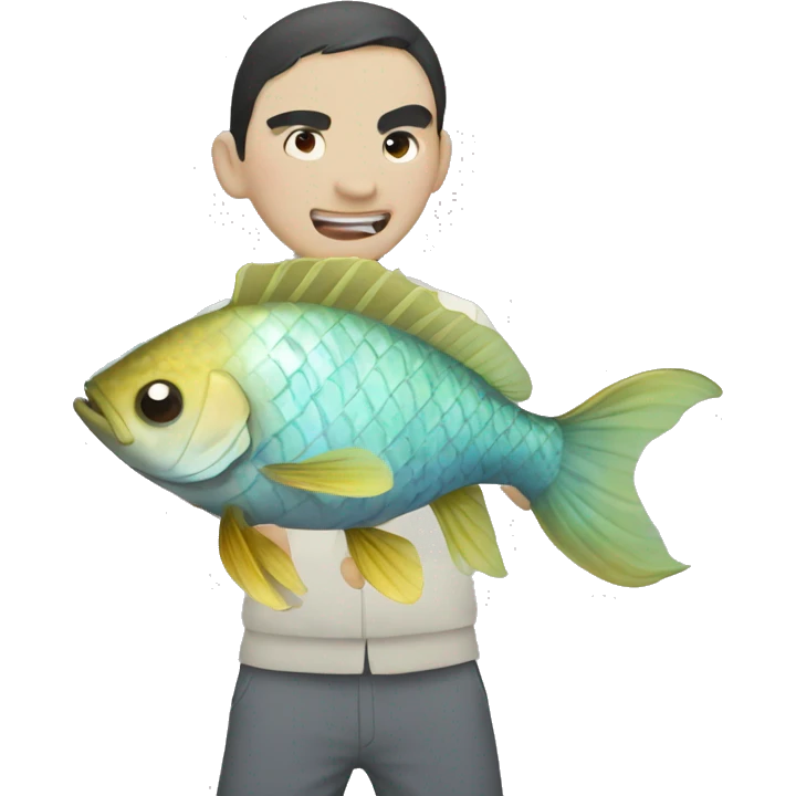Chinese fish emoji