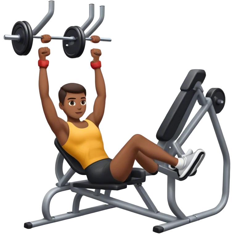 gym machine standing exercise emoji