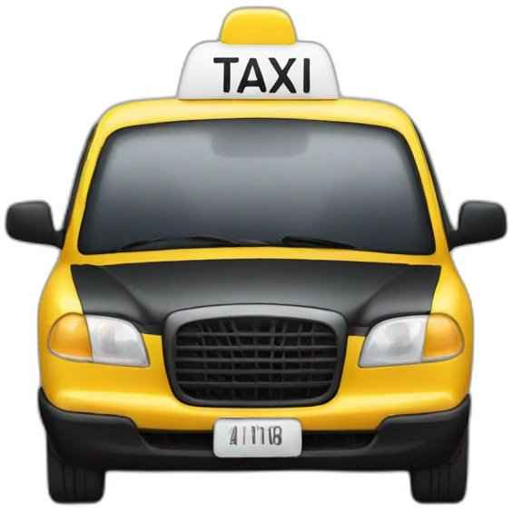 modern taxi emoji