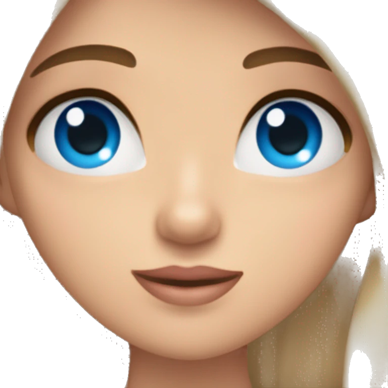 Dos amigas una morena con ojos azules y la otra rubia con ojos marrones con este corazon entre manos 💗 emoji