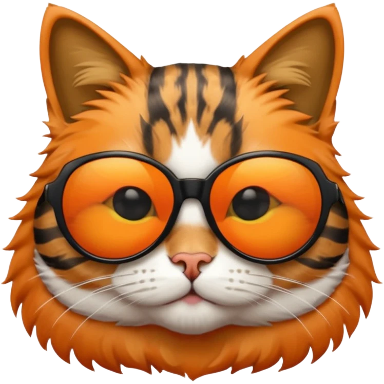 Cat wearing sunglasses emoji