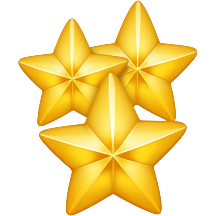 two golden stars emoji