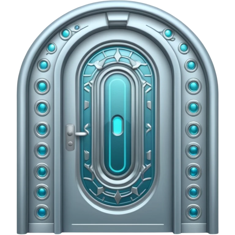 futuristic organic bioengineered door emoji