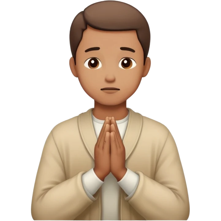 man praying emoji