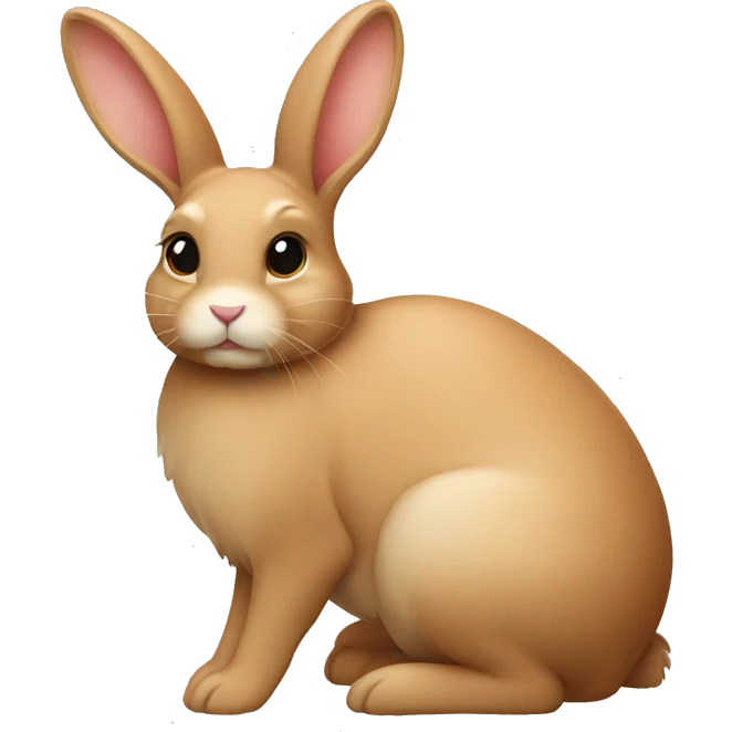 Tan bunny emoji