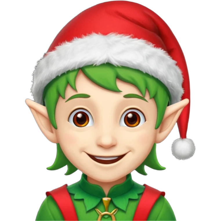 Christmas elf emoji