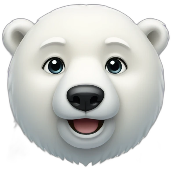 Polar bear emoji