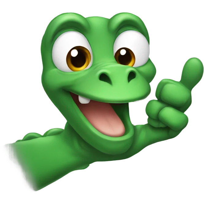reptile hand thumb-up emoji