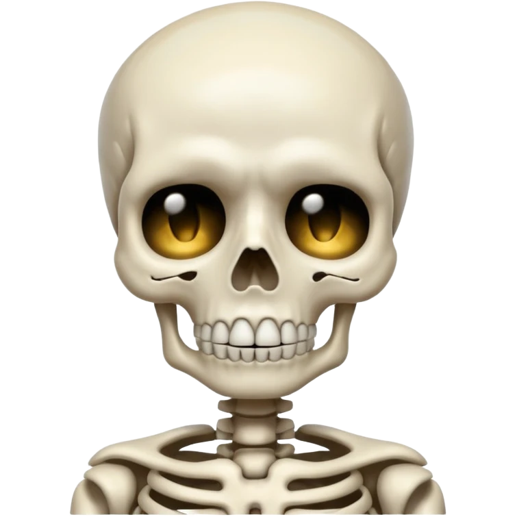 Squelette qui pleure emoji