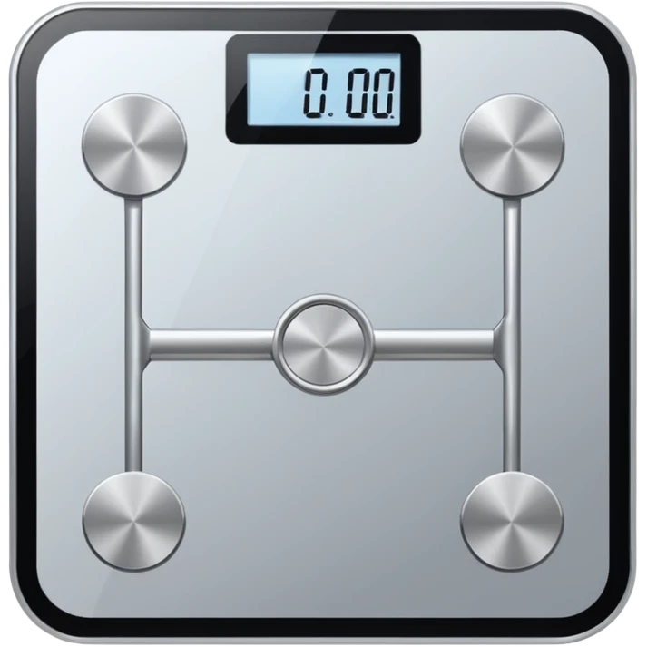 Digital weight scale emoji