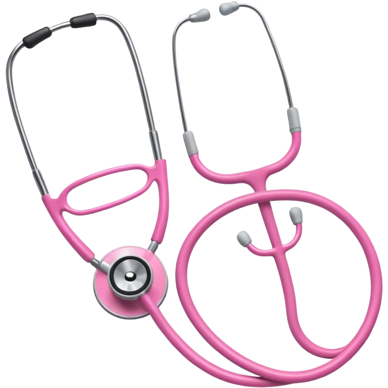 Stethoscope pink emoji