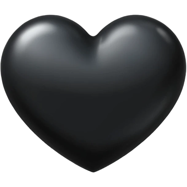 Corazón negro  emoji
