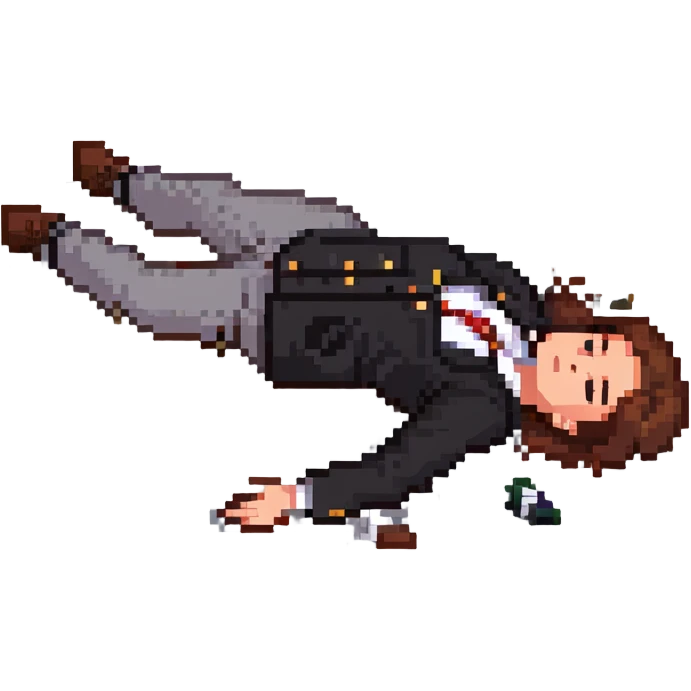 woman labour worker passed out on the floor emoji