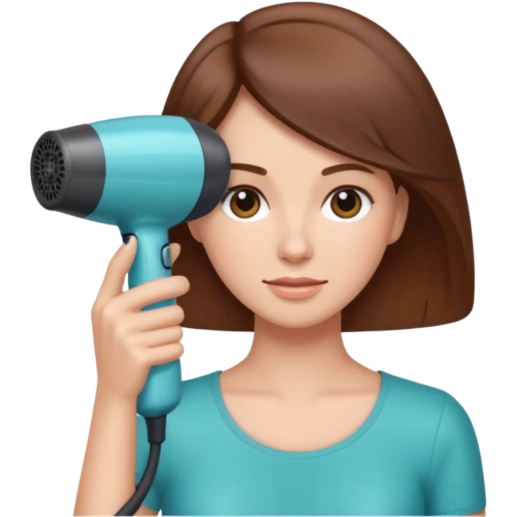 Woman with Hair Dryer emoji