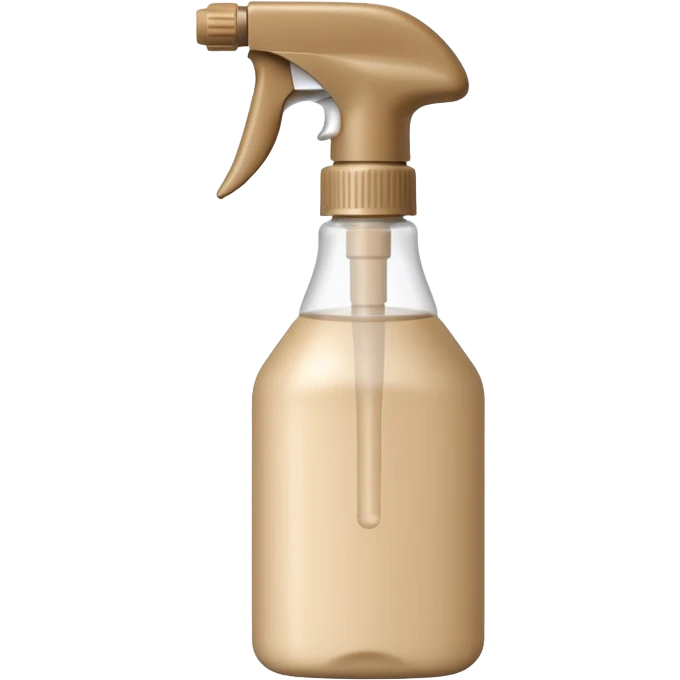 Beige spray bottle emoji
