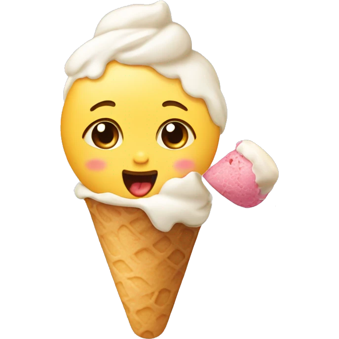 baby eat icecream emoji