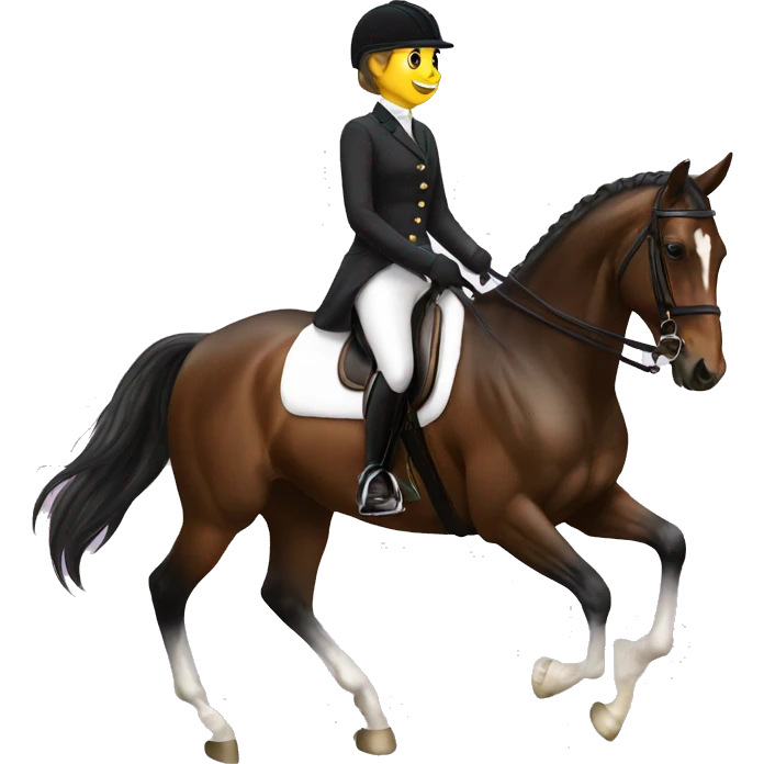 Dressage rider emoji