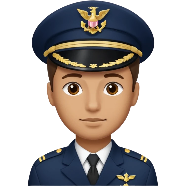 male navy soldier, square face. emoji