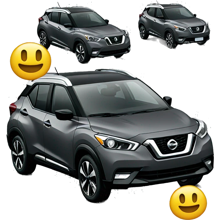 charcoal grey nissan kicks  emoji