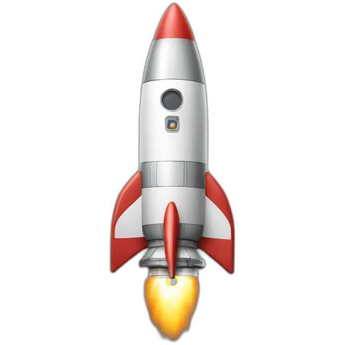 Space rocket fueled by farts emoji