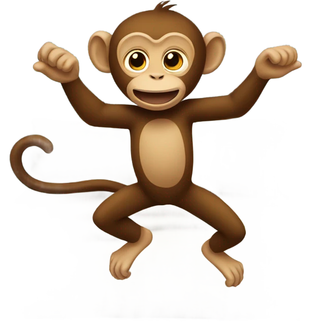 Monkey Jumping in Bed emoji