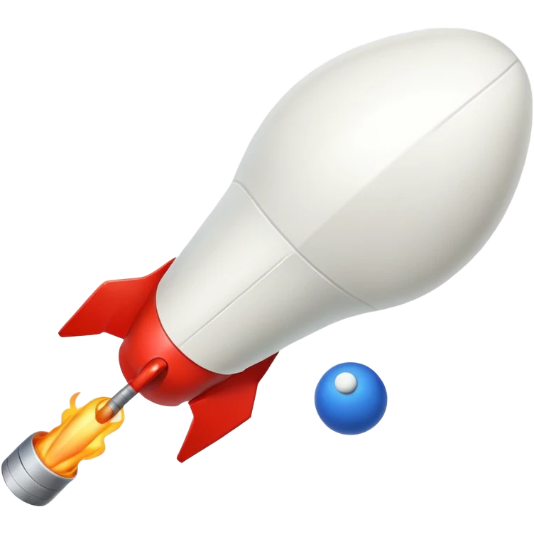 ping pong rocket emoji
