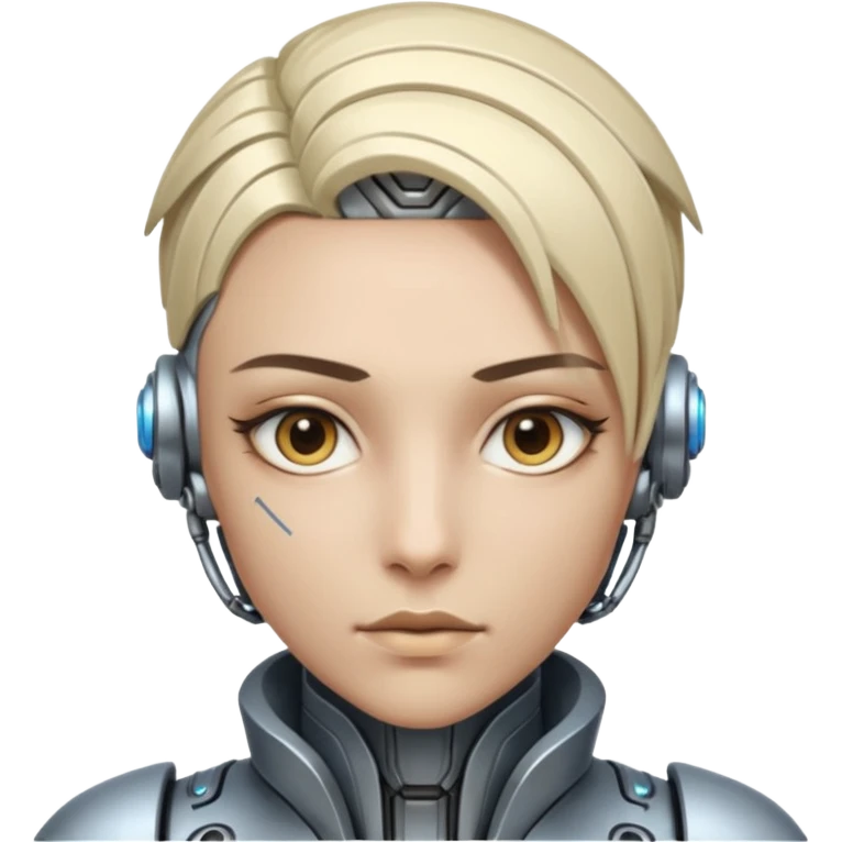 sample facial characters that represent an artificial superpower agent emoji