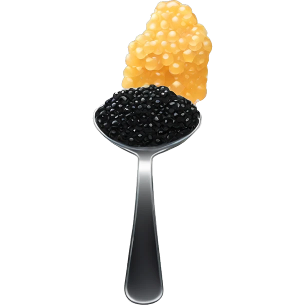 caviar with spoon emoji