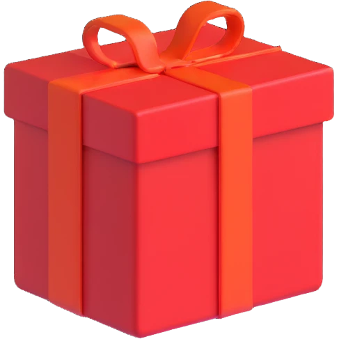 3D red rectangle box icon emoji