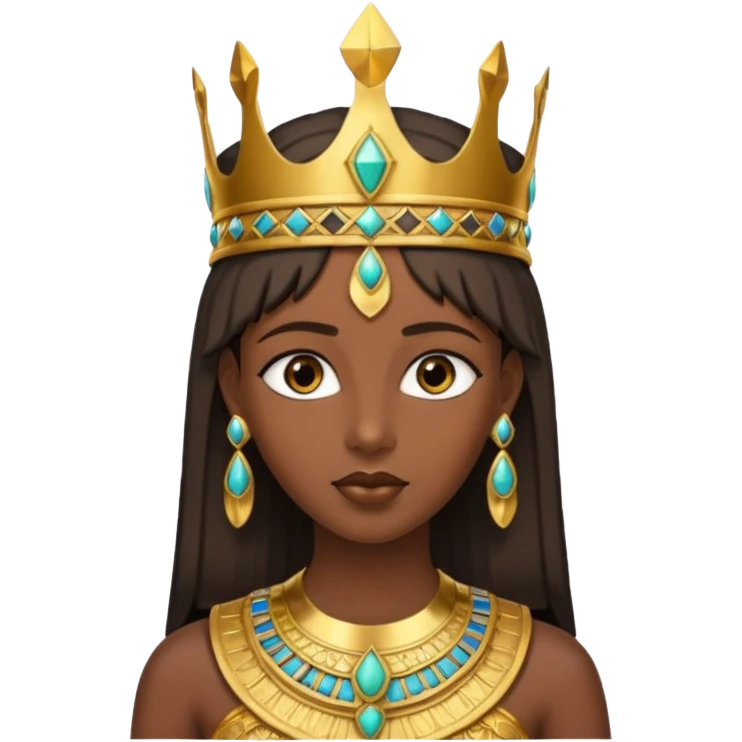 etiopya Cleopatra's crown emoji