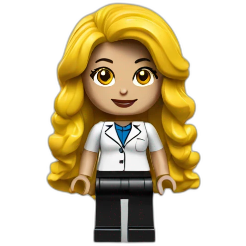 working girl lego emoji