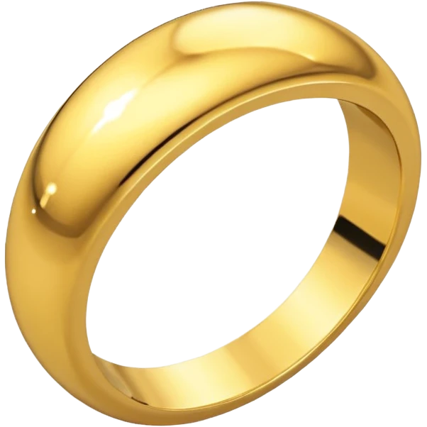 Emoji of yellow gold ring emoji