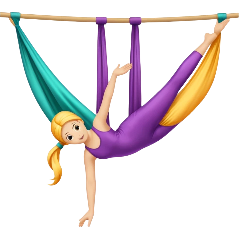 Aerial silks emoji