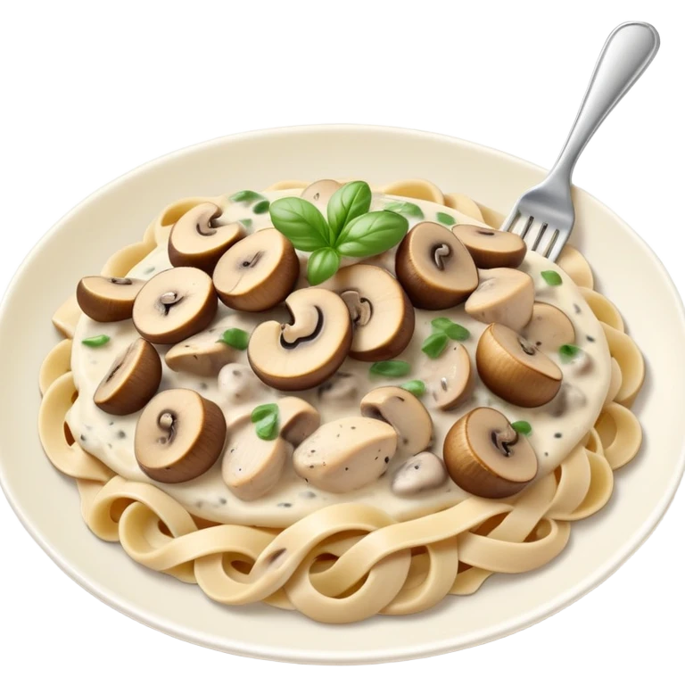 Creamy Mushroom chicken Alfredo emoji