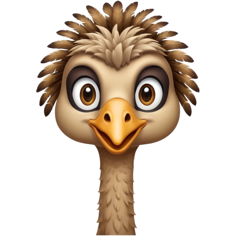 Je voudrais un emoji d'une autruche merci emoji
