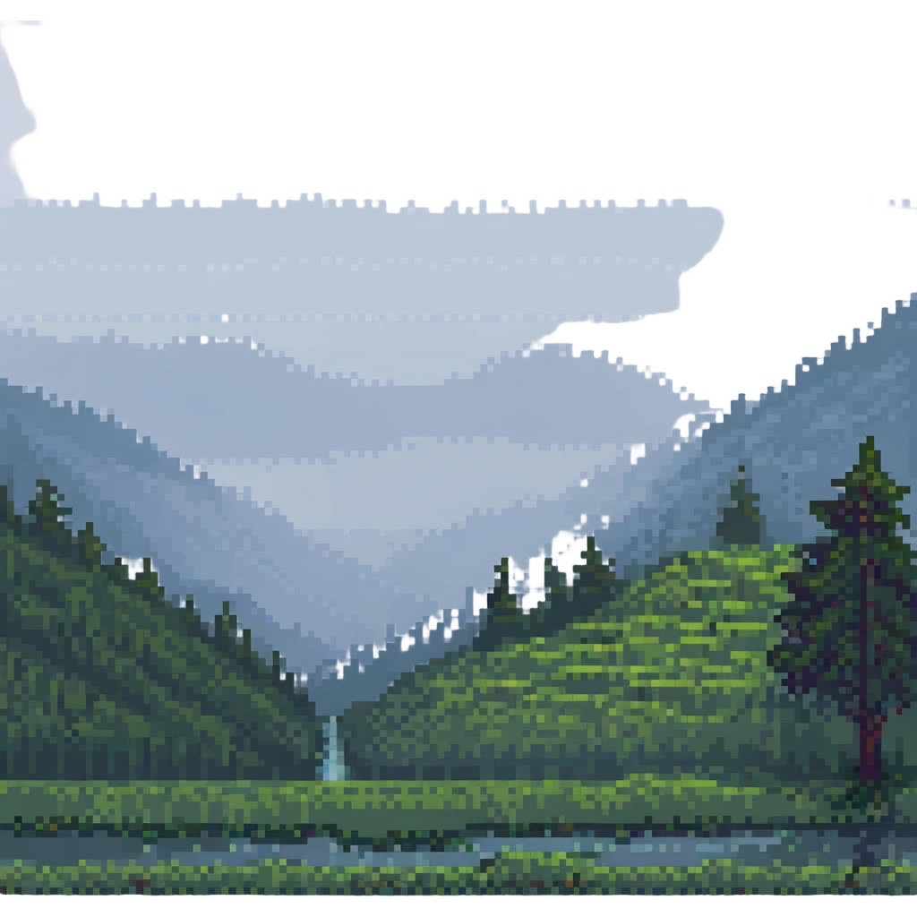 A foggy landscape emoji