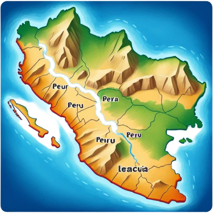 Map of Peru emoji