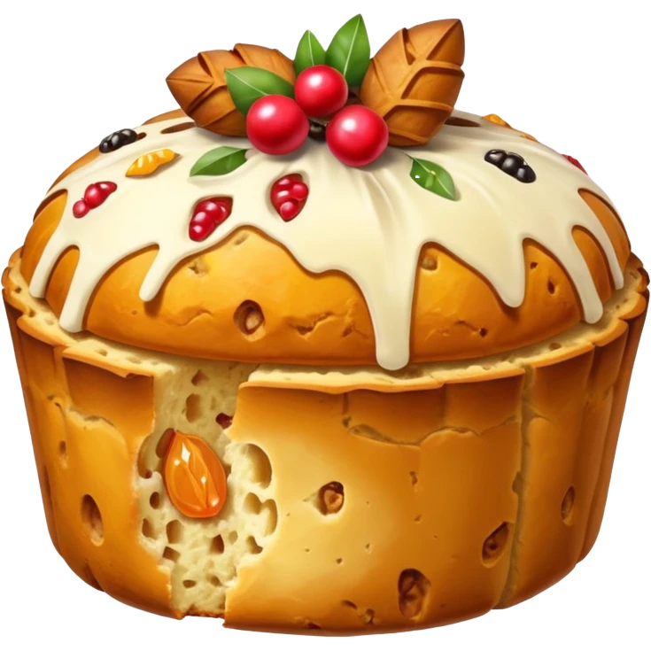 slice of panettone emoji