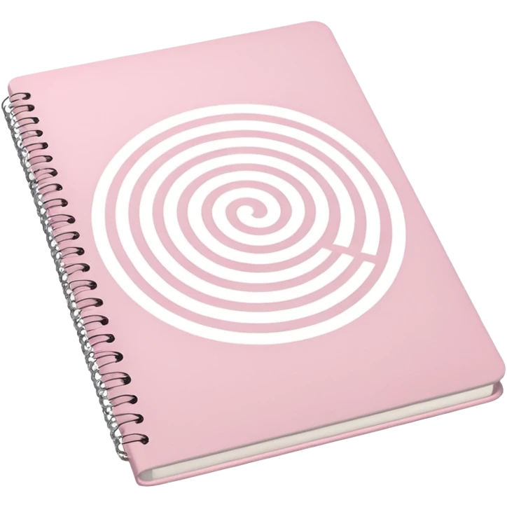 Light pink notebook emoji