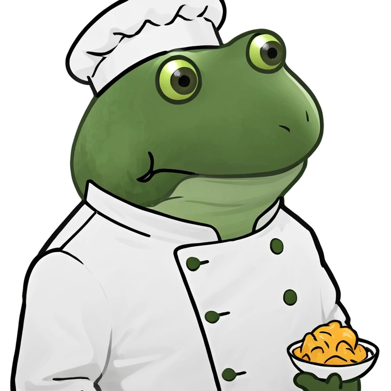bufo in a chef coat emoji