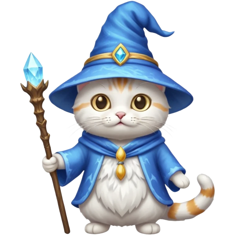Cat frost wizard emoji