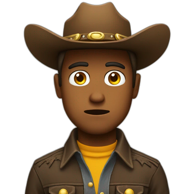 nervous emoji cowboy emoji