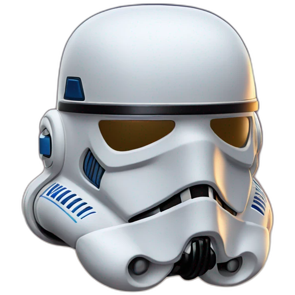Star wars logo with lights emoji