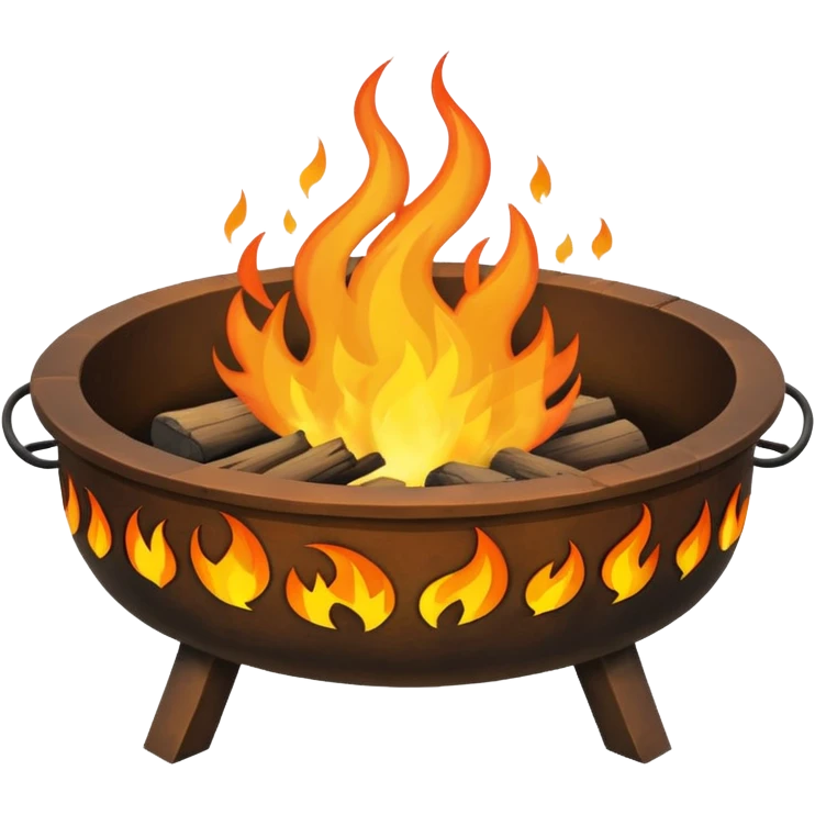 Fire Pit, different emoji