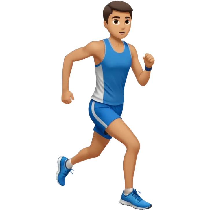 jogger running alone emoji